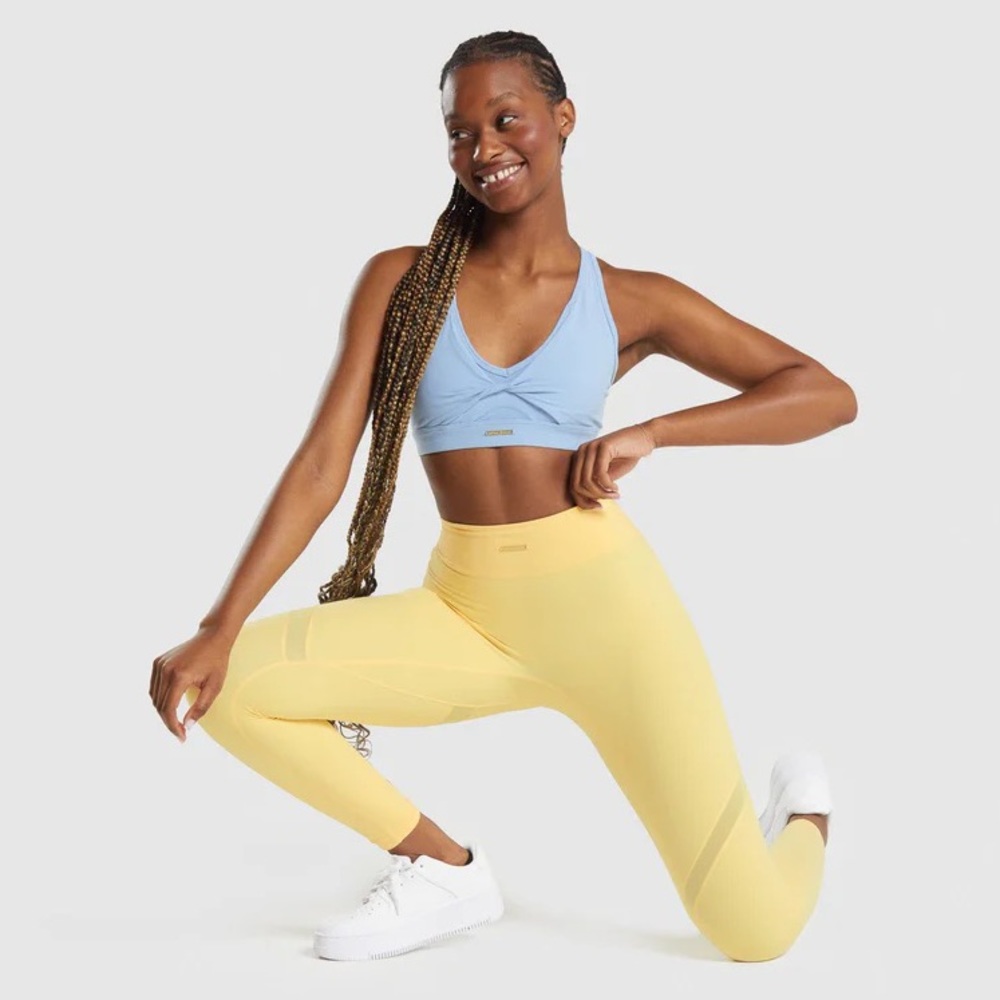 GYMSHARK NEW SOLD OUT WHITNEY SIMMONS MESH LEGGING - Picture 6 of 9